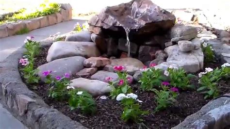 front yard fountain takes   water feature  garden homesfeed