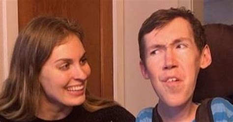 disabled man and able bodied girlfriend want to show their love to the