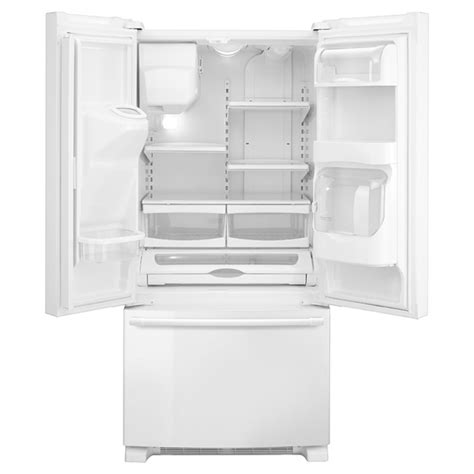 maytag réfrigérateur à portes françaises 33 21 7 pi³ blanc