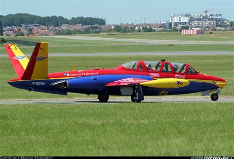 fouga cm  magister patrouille tranchant aviation photo  airlinersnet