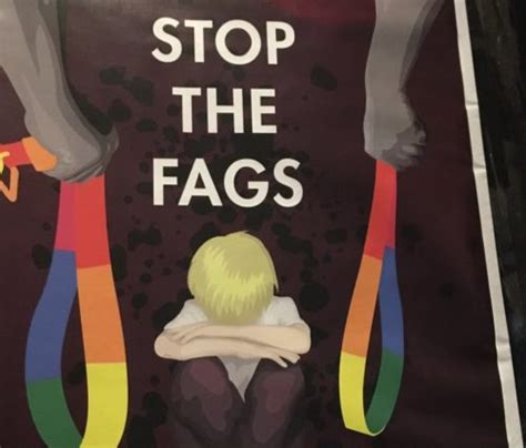 Homophobes Distribute ‘stop The F S’ Flyers As Hate Speech Runs