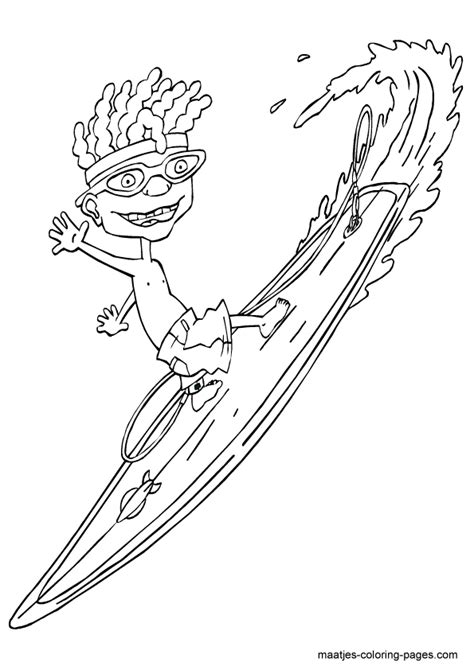 rocket power coloring page