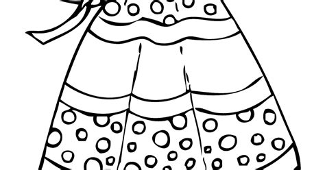 girl dress coloring page