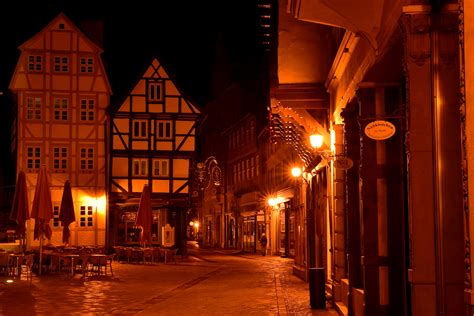 nachts  quedlinburg foto bild deutschland europe sachsen anhalt bilder auf fotocommunity