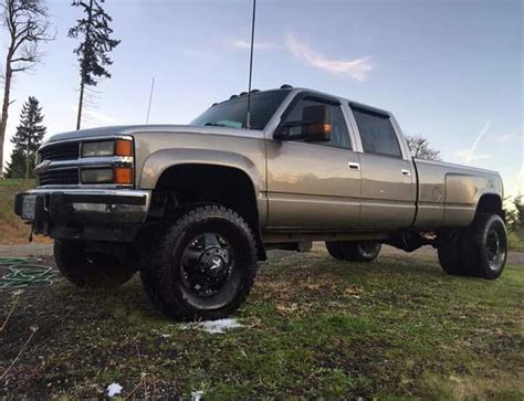 images  chevy dually  pinterest super swamper tires message board  chevy