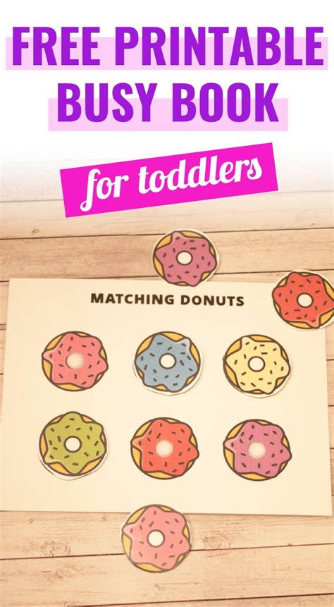 printable busy book  toddlers toddler books busy book
