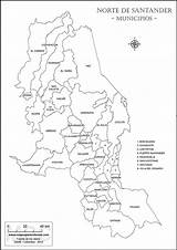 Santander Departamento Municipios Regiones Mapas sketch template