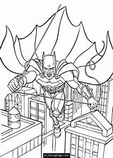 Coloring Knight Dark Batman Pages Popular City sketch template