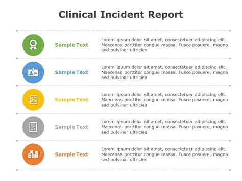 clinical incident report  powerpoint template