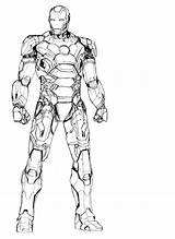 Mark 43 Iron Man Pages Coloring Sketch Deviantart Template sketch template