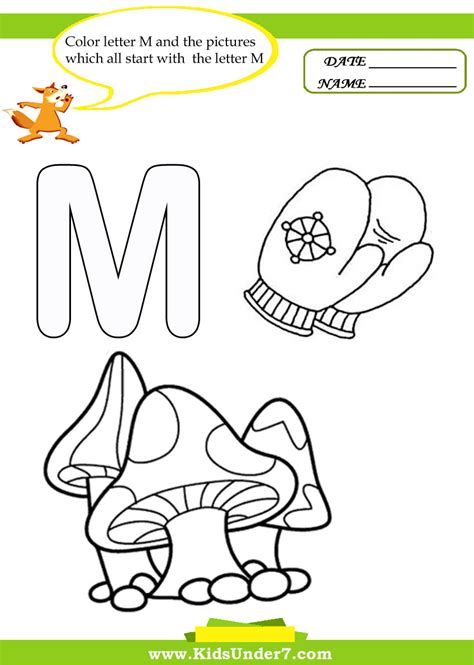 kids   letter  worksheets  coloring pages