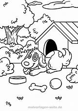 Malvorlage Haustiere Innen Ausmalen Kinderbilder Hundehütte Haustier öffnen sketch template
