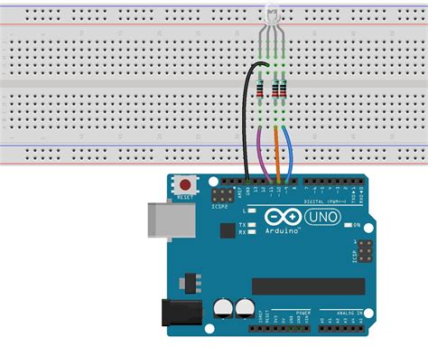 rgb led  arduino uno   steps instructables