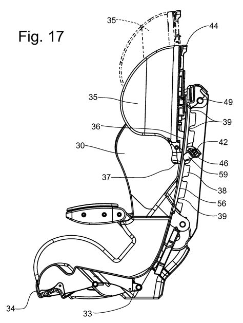 patent  reversible child car seat  separable base member google patents