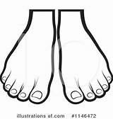 Toes sketch template