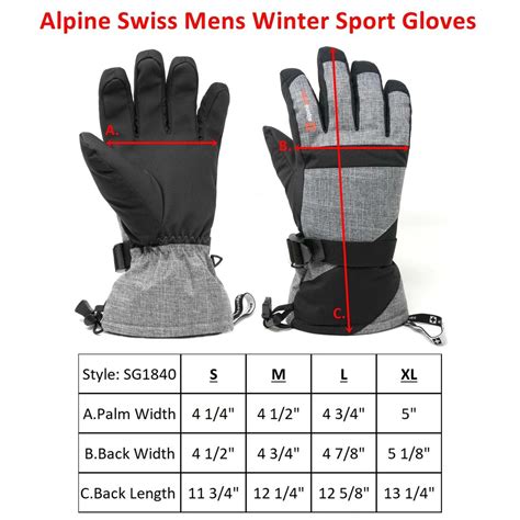 measure glove size ultimate glove sizing guide alpine swiss
