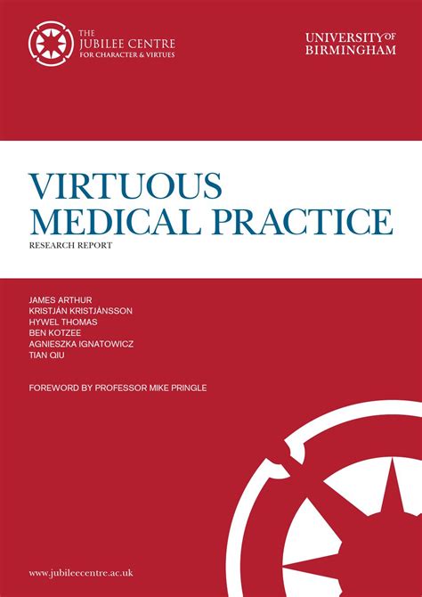 virtuous medical practice by the jubilee centre for