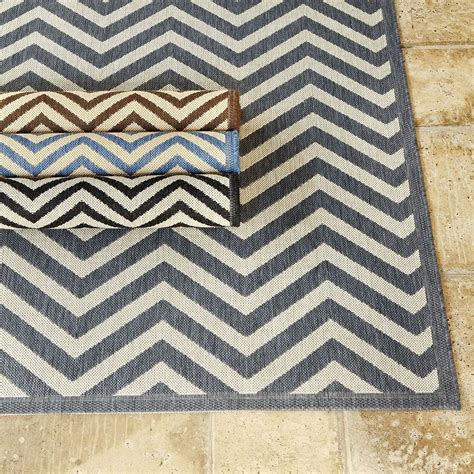 chevron stripe indooroutdoor rug ballard designs chevron rugs