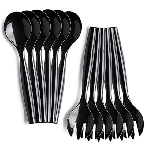 set   heavy duty disposable plastic serving utensils