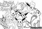 Pokémon Xy Eeveelutions Coloringcity Sona sketch template