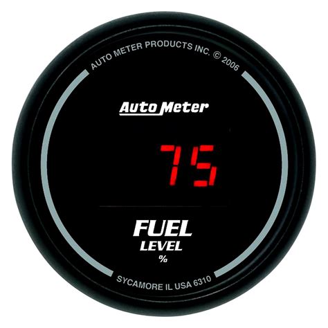 auto meter  sport comp digital series   fuel level gauge