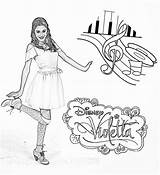 Violetta sketch template
