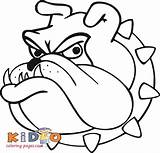 Bulldog Kidocoloringpages Puppy sketch template
