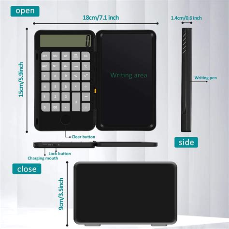 calculator writing tablet portable smart lcd graphics handwriting pad paperless