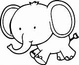 Elephant Coloring Pages Baby Cute Kids Drawing Cartoon Color Printable Small Colouring Print Kindergarten Clipartmag Getdrawings Getcolorings Activityshelter Elegant sketch template