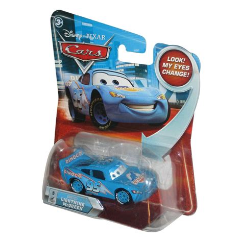 disney pixar cars dinoco lightning mcqueen eyes change blue vehicle toy