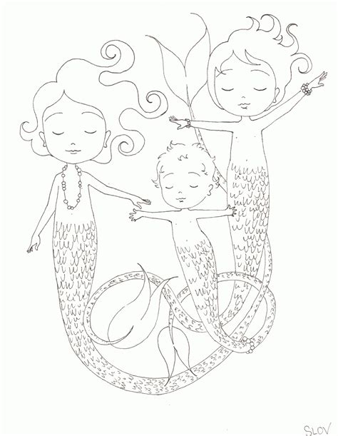 printable mermaid coloring pages  kids characters  barbie