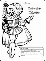 Columbus Coloring Pages Kids Christopher Printable Sketch Sheets Sheet Activity Printables Paintingvalley Scribblefun sketch template