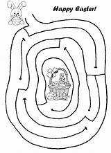 Easter Mazes Kids Worksheets Coloring Bestcoloringpagesforkids sketch template