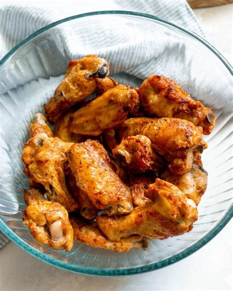 Crispy Air Fryer Chicken Wings Low Carb No Oil