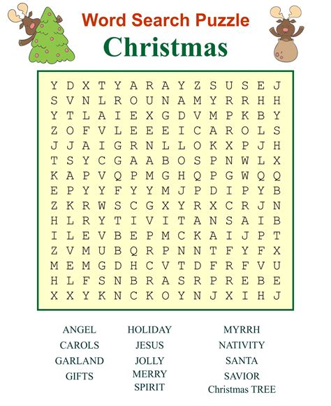 printable wordsearch puzzles
