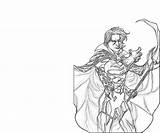 Warlock Adam Coloring Pages Another sketch template