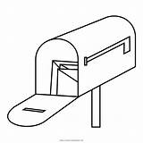 Mailbox Coloring Pages Template sketch template