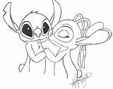 Stitch Lilo Coloring Pages Angel Drawing Printable Colouring Color Getdrawings Print Getcolorings Colorings sketch template