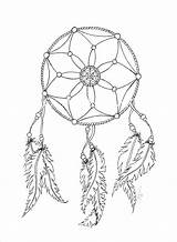 Dream Catcher Coloring Pages Printable Getcolorings Dreamcatcher Heart Print Color sketch template