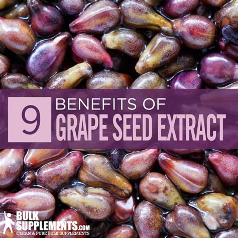 grape seed extract benefits side effects dosage