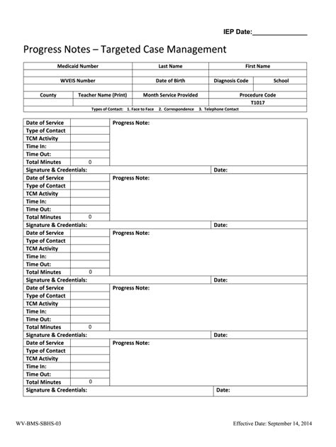 case manager progress notes social worker template