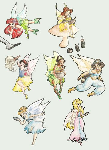 disney princesses  fairies disney princess fan art  fanpop