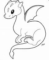 Dragon Coloring Baby Easy Pages Drawing Cute Dragons Cool Draw Drawings Cartoon Kids Simple Color Deviantart Printable Sketch Line Board sketch template