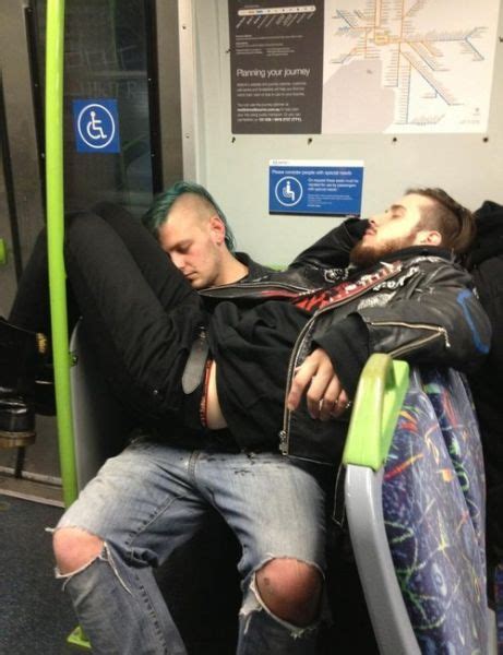 people sleeping in weird and wacky places 43 pics