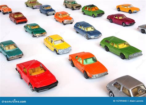 cars lined  stock photo image