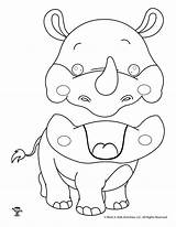 Rhino Puppets Puppet Zoo sketch template