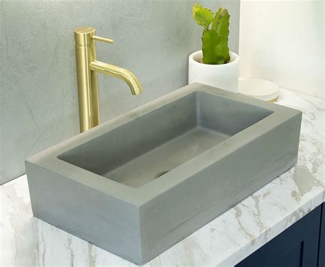 Timeless Appeal And Style The Cult Of The Concrete Bathroom Sink