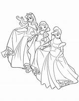Aurora Cinderella Ariel Princesses Jasmine Rocks Rapunzel Tiana Azcoloring Coloringhome sketch template