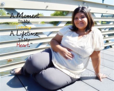 pregnant woman sitting   ground    bridge   quote