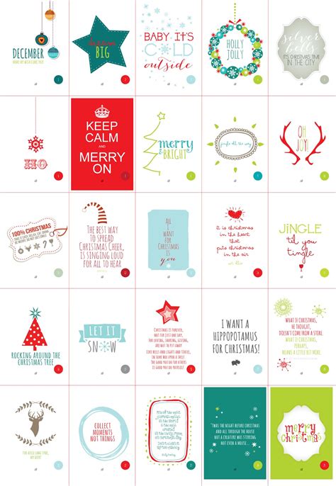 printable christmas advent calendar printable word searches